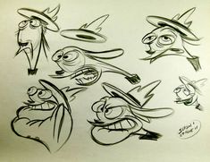 sketches of cartoon characters from the animated movie phi phi phi phi phi phi phi phi phi phi