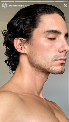 Mens Curly Hair Slicked Back, Slicked Back Male Hair, Man With Slicked Back Hair, Slick Back Hairstyles Curly Hair Men, Fancy Hairstyles For Men, Gelled Back Hair Men, Men Slick Back Hairstyle Curly, Slicked Back Hair Men Curly, Slick Back Man Hair