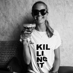 . Boss Babe Photoshoot, Killing It, Happy Weekend, A Drink, Boss Babe, Print T Shirt