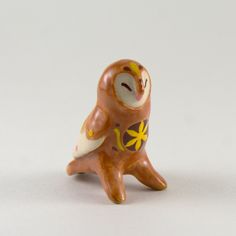 Painted Patterns, Clay Figurine, Barn Owl, Painting Patterns, New England, Figurines, England, Sculpture, Ceramics