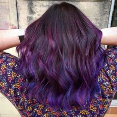 Purple Balayage, Light Purple Hair, Hair Trend, Balayage Brunette, Purple Ombre, Hair Color Balayage, Royal Purple, Light Brown Hair