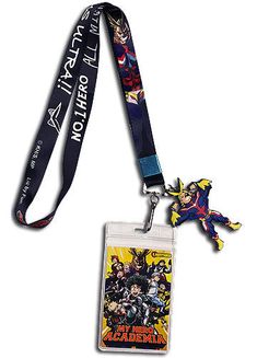 My Hero Academia Go Beyond Plus Ultra Lanyard W/ Charm Go Beyond Plus Ultra, Anime Lanyard, My Hero Academia Merchandise, Lanyard Id Holder, My Hero Academia 2, Fabric Lanyard, Lanyard Necklace, Key Lanyard, All Might