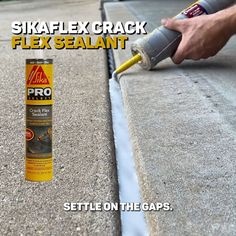 How To Fill A Gap Between Your Garage Floor And Driveway | concrete, garage, driveway | This is one of those projects we can push out for years but with a little prep work and the right products you can quickly seal things up to avoid issues... | By Everyday Home Repairs Driveway Sealing Before And After, How To Fix Cement Cracks, How To Fix Concrete Cracks, How To Fill Cracks In Asphalt Driveway