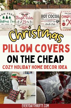 Looking for affordable Christmas pillow covers? These cozy and budget-friendly options are perfect for your living room. From cute pillows to classic holiday pillows, find Amazon home deals that make your home festive and inviting without breaking the bank. Refresh your Christmas decor ideas with these fun finds!