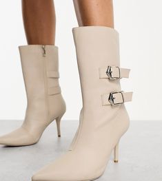 Shoes by Public Desire Exclusive to ASOS Adjustable straps Side zip closure Pointed toe High point heel Public Desire, Autumn 2023, Pointed Heels, Buckled Heels, High Point, Heeled Ankle Boots, Summer Essentials, Body Fit, Boot Shoes Women