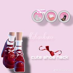 cute shoe hack Fancy Dress Code, Cute Shoe, Aesthetic Roblox Royale High Outfits, Shoes Hack, Theme Dress, Combo Dress, Roblox Codes, Roblox Roblox, Clothing Hacks