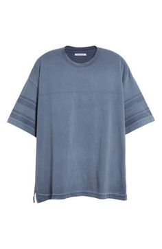 Slouchy and faded like a well-worn favorite, this all-cotton T-shirt sports rings around the sleeves and a relaxed, all-activity feel. 28 1/2" length (size Medium) Crewneck Short sleeves 100% cotton Machine wash, line dry Made in the USA Designer Clothing Men Home Decor, Designer Clothing Brands, John Elliott, Latest T Shirt, Maize, Short Suit, Suit Separates, Pant Shirt, Free Fabric