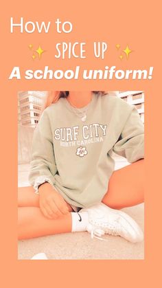 How To Spice Up Your School Uniform, How To Look Cute In School Uniform, Drip Shoes, Middle School Essentials, Outfit Ideas School, Clothes Stores, Uniform Ideas, School Uniform Outfits, School Uniform Fashion