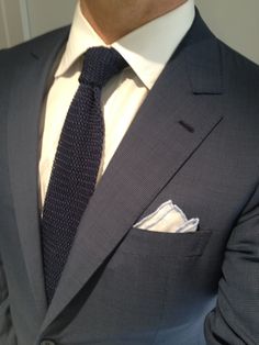 Love the suit. I have never been crazy about knit ties though. Houndstooth Suit, Tie Outfit, Charles Tyrwhitt, Knit Tie, Tie Styles, Suit Fashion, Suit And Tie, Look At You, Men Looks