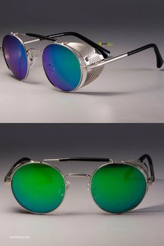 Elevate your look and take your style to the next level with metal steampunk sunglasses.  They are very affordable and the perfect choice for sports and outdoor activities. Men's trendy sunglasses for casual fashion wear| casual sunglasses for men| Women's sunglasses for daily fashion wear|  #metalsunglasses #sunglasses #geometricsunglasses #roundsunglasses #style #mensunglasses #menswear #mensstyle #fashion  #luxurysunglasses #accessories #fashionglasses Punk Style Mirrored Sunglasses For Summer, Adjustable Punk Sunglasses For Summer, Adjustable Punk Style Sunglasses For Summer, Trendy Metal Sunglasses For Festivals, Punk Style Adjustable Sunglasses For Summer, Retro Metal Sunglasses With Mirrored Lenses, Punk Style Tinted Sunglasses For Parties, Punk Style Sunglasses For Summer Festivals, Metal Sunglasses With Mirrored Lenses For Festivals