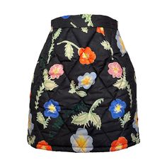 Flower Powers Puff Skirt Spring Patterned Printed Skirt, Patterned Mini Skirt For Spring, Patterned Fitted Skirt For Spring, Fitted Patterned Skirt For Spring, Flowers Model, Puff Skirt, Flower Skirt, Black Flower, Fashion Jewellery