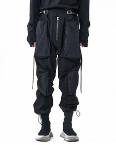 Level up your style with the "Matsu" Techwear pants Size (cm) Waist Hips Length S 102 110 102 M 106 114 103 L 110 118 104 XL 114 122 105 Benefit from the originality of the "Matsu" Techwear cargo pants by making this option. Do you like to collect the most attractive pants in your closet ? If so, here is a piece that deserves a special place in your clothes. This is a pair of pants whose popularity has risen to a very interesting level. To go out and feel attractive, fashion lovers are ready for Black Combat Pants For Fall, Functional Winter Parachute Pants With Cargo Pockets, Baggy Utility Bottoms For Winter, Winter Functional Parachute Pants With Cargo Pockets, Functional Pants With Side Pockets For Winter, Functional Winter Pants With Side Pockets, Utility Bottoms With Belt Loops For Winter, Techwear Pants With Side Pockets, Techwear Bottoms For Winter