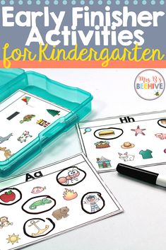 an easy and fun christmas activity for kids to do with the letter recognition game early finisher activities