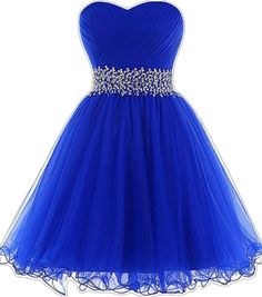 Royal Blue Sweet 16 Dresses Short, Royal Blue Grad Dresses Short, Blue Sequin Sweetheart Neckline Dress For Homecoming, Embellished Royal Blue Homecoming Dress, Royal Blue Knee-length Mini Dress For Formal Occasions, Sequin Homecoming Dress, Stretch Satin, Fitted Bodice, Bead Caps