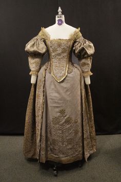 1600s Dresses, 1600 Dress, Mary Sibley, Baroque Dress, Historical Gowns, Fairytale Gown, 18th Century Costume