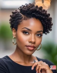 Short Natural Wigs For Black Women, Short Hair On Round Face Black Women, Texturizer On Natural Hair Black Women, Short Hair Finger Coils, Short Natural Hairstyle Women Black, Flexi Rod On Short Natural Hair, Short Hairstyle Natural Hair Black Women, Short Haircuts Round Face Women, Pixie On Black Women