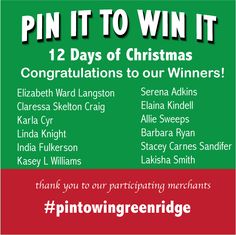 the pin it to win contest is now available for everyone who wants to win this christmas