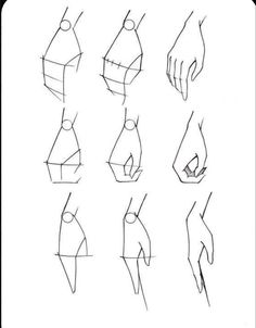 how to draw hands and feet step by step