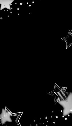 an abstract black and white background with stars