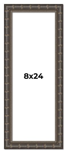 a brown frame with the number 8x4 in it