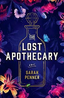 the lost apothecary by sarah penner is shown in this book cover