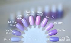 Essie Play Date, Essie Go Ginza, Essie Lilacism, Lilac Nails, Date Dress