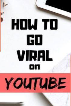 the words how to go virtual on youtube are shown above a desk with laptop, phone and other items