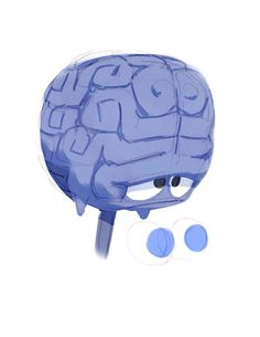 Brain Concept Art, Brain Design Art, Brain Character Design, Brain Sketch, Brain Character, Brain Cartoon, Cartoon Brain, Brain Drawing, Brain Illustration