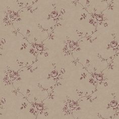 Rose Trail Tan/Maroon Wallpaper from the Palazzo Collection by Galerie Wallcoverings Turquoise Floral Wallpaper, Satin Wallpaper, Embossed Wallpaper, Beige Wallpaper, Red Turquoise, Popular Wallpaper, Rose Wallpaper, Red Wallpaper, Accent Wallpaper