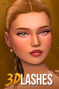 Eyelashes 3D No.2 - The Sims 4 Create a Sim - CurseForge Free Sims 4