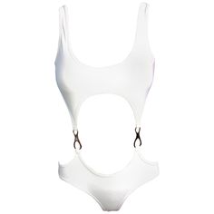 Tom Ford for Gucci S/S 1998 Cutout Gold Buckles One Piece Bodysuit Swimsuit Swimwear Size XS Tom Ford For Gucci, Tom Ford Gucci, Swimsuits One Piece, One Piece Bodysuit, Tom Ford, Sports Bra, Ford, Buckle, One Piece