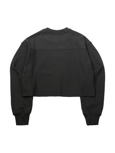 Editor's notesIt is a basic and casual sweatshirt in cropped fit. The sweatshirt has raw hem and logo point that add casual mood. Made of cotton fabric, the sweatshirt is soft and comfy. It has ribbed neck and cuffs and logo embroidery on the front.- Cropped length- Ribbed cuffs- Patchwork design- Sporty and casualMeasurements(in.)S / M- Length: 18.1 in. / 19.1 in.- Shoulder: 21.3 in. / 21.7 in.- Chest: 21.9 in. / 22.8 in.- Sleeve Length: 22.6 in. / 23 in.Composition & Care- 60% Cotton, 40% Trendy Cropped Sweatshirt With Relaxed Fit, Trendy Cropped Relaxed Fit Sweatshirt, Cropped Tops For Streetwear In Fall, Cropped Tops For Fall Streetwear, Boxy Fit Cropped Sweater, Trendy Cropped Relaxed Fit Sweater, Casual Cropped Sweater With Relaxed Fit, Oversized Long Sleeve Cotton Cropped Sweater, Oversized Cotton Cropped Sweater With Long Sleeve