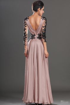 Prom-dresses-vintage-2eeu3het_large Short Strapless Prom Dresses, Prom Dresses Long Pink, Prom Dresses Long Lace, Gaun Fashion, Prom Dresses With Pockets, V Neck Prom Dresses, Floor Length Prom Dresses, Cheap Evening Dresses, Long Sleeve Prom