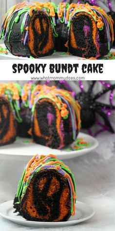 this spooky bundt cake is so easy to make