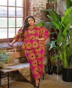 African Pant Suit for Women,african Plus Size Pant Set,ankara Pant Set,african Women Shirt and Pant,african Women Suit,african Palazzo Set - Etsy Ankara Peplum Blouse, Pant Suit For Women, Gown Ankara, Ankara Trousers, Kaftan Gown, Pant Suits For Women