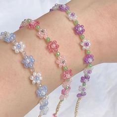 Cincin Diy, Bracelet Flower, Friendship Jewelry