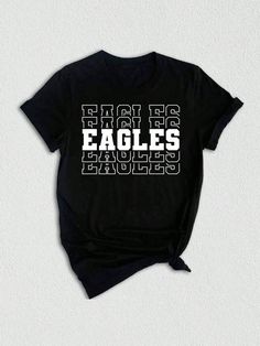 Introducing our Team Mascot Shirt, a must-have for all proud Eagles!  Show off your team spirit and pride with this Eagles School Shirt, designed to celebrate your love for the Eagles and their glorious mascot. This Eagles Mascot Tee is perfect for game days, pep rallies, or simply to represent your team wherever you go. Crafted with premium quality materials, this Eagles Pride Shirt ensures comfort and durability. The soft fabric keeps you feeling cozy, while the vibrant design showcases your l Eagles School Shirt, Eagles Mascot, Eagles Football Team, Bold Eagle, Eagles Team, Mascot Shirt, Eagle Mascot, Eagles Fans, Eagles Football