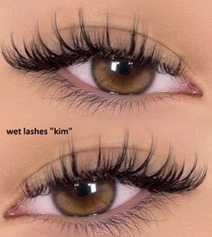 Unique Lash Extensions, Lashes Kim Effect, Lash Extensions Wet Look, Kim K Lashes, 2d Lashes