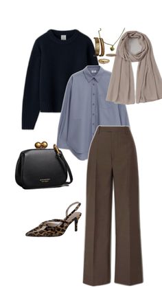 Classy brunch outfit for a date and shopping! Brunch Looks, Modest Work Outfits, Smart Casual Women Outfits, Modest Outfit, Stylish Work Attire, Business Casual Outfits For Work