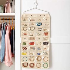 These ideas includes smart ways to DIY your own jewelry storage as well as organization ideas you can buy and use in your drawer, closet or dresser.