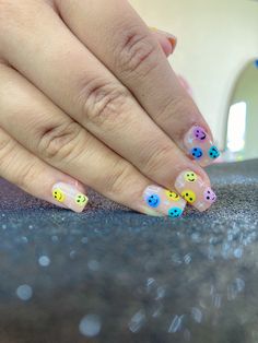 Smiley Nails, Nail Art Designs Videos, Nails For Kids, Dream Nails, Toe Nails, Cute Nails, Hair And Nails, Nail Art Designs, Gel Nails