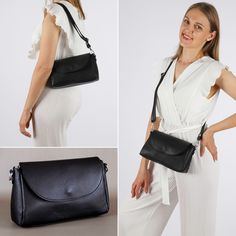 Our leather women's bags are made from high-quality leather in Italy. They are available in various styles and sizes to suit every occasion. Our bags are durable and stylish, and will bring you joy for many years. Our bags are perfect as gifts for women. ⭐ High-Quality Women's Leather Bags: Our exclusive collections offer stylish and durable leather bags for women. ⭐ Genuine Leather from Italy: Our bags are handcrafted from high-quality Italian leather, providing a luxurious carrying experience. Leather Belt Bag For Daily Use, Business Black Belt Bag, Leather Bags For Women, Silver Zipper, Leather Bag Women, Waist Bags, Leather Bags, Waist Bag, Women's Bags