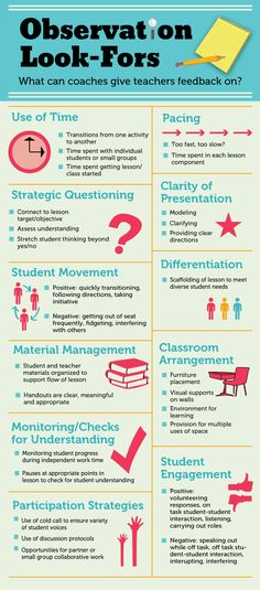 an info sheet with different types of information