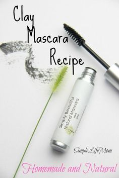 Natural Clay Mascara Recipe from Simple Life Mom Herbal Preparations, Traditional Homemaking, Diy Toiletries, Coffee Facial, Homestead Blog, Making Cosmetics, Makeup Recipes