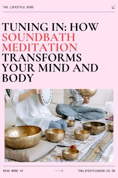 the front cover of an article about how to use meditation for your mind and body