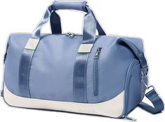 Blue Sporty Gym Bag For Outdoor, Sporty Blue Travel Bag For Outdoor, Blue Sporty Travel Bag For Outdoor, Functional Blue Duffle Bag For Gym, Sporty Blue Travel Bag For Sports, Functional Blue Travel Bag For Sports, Blue Casual Sports Travel Bag, Sporty Blue Travel Bag, Sporty Blue Rectangular Travel Bag