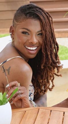 Brown Hair Shades, Beautiful Locs, Hair Shades, Au Naturale, Dreadlock Hairstyles, Loc Styles, Love Hair, Coils, Brown Hair