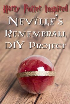 harry potter inspired nevelie's remembrance diy project with text overlay