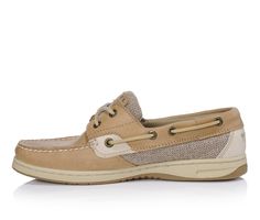 Dress the entire family in the Sperry Bluefish! This boat shoe is a classic wardrobe must anywhere you go. With a flexible outsole and padded collar, the Sperry Bluefish is so comfortable that you will have a hard time not making this your number one shoe! Leather upper,Genuine raw hide laces for authentic boat shoe styling,Updated cloth covered Comfort Memory Foam insole,Non-marking classic Sperry sipping for traction on wet or dry surfaces,Padded collar for comfort | Women's Sperry Bluefish Bo Sperry Shoes For Women Outfits, Outfits With Sperrys, Sperry Outfits, Sperry Shoes For Women, Boat Shoes Women's, Sperrys Women, Boat Shoes Fashion, Sperry Boat Shoes, Sperry Women's