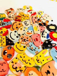 4PACK YOU CHOOSE Mini Animal head Magnet Set, animal magnet, Ceramic head magnet, mini magnets, cat mom gift for her, birthday gift for him